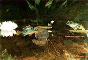 Winslow Homer The Mink Pond oil on canvas